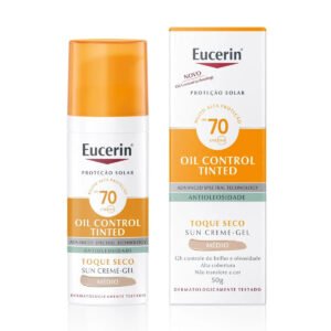 Eucerin Sun Oil Control Gel Creme Tinted Claro FPS 70 50ml